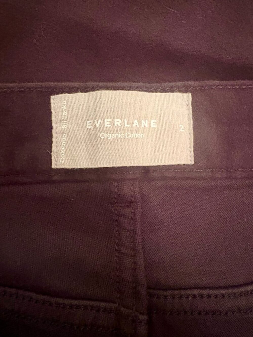 Everlane Moleskin Way High Pant in Black, Brushed Organic Cotton - Picture 5 of 6